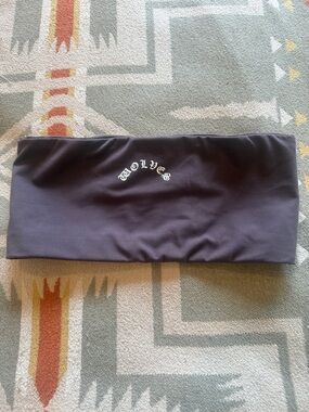 Darc Sport Black Bandeau with White "Wolves" Script